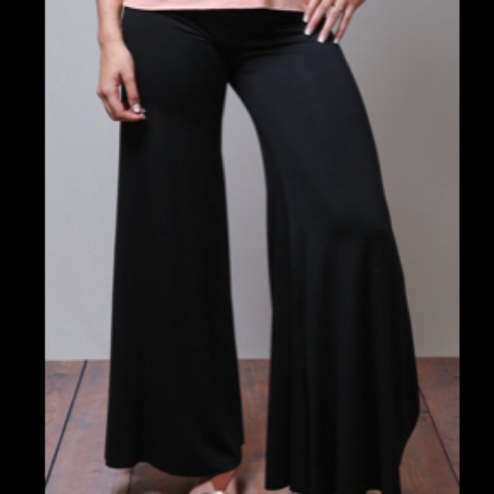 NWOT Rachel Pally Modal Jersey Wide Leg Pants - sz S - Picture 4 of 6